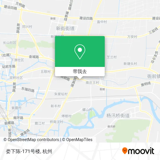 娄下陈-171号楼地图