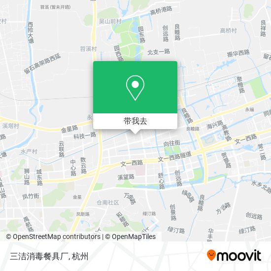 三洁消毒餐具厂地图
