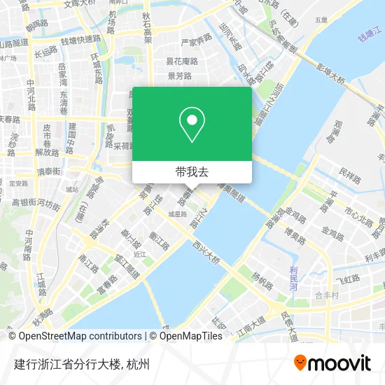 建行浙江省分行大楼地图