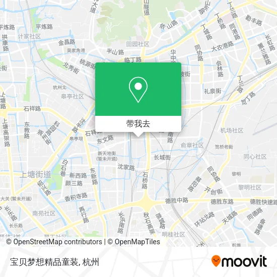 宝贝梦想精品童装地图