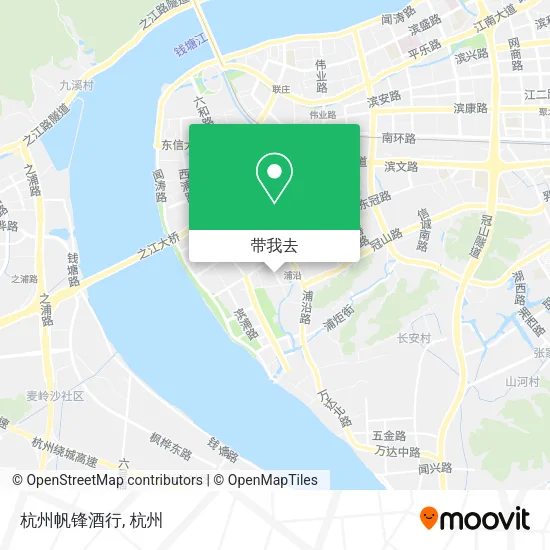 杭州帆锋酒行地图