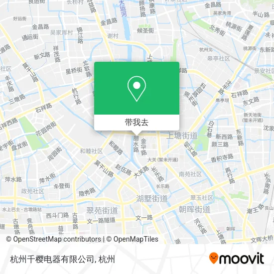 杭州千樱电器有限公司地图