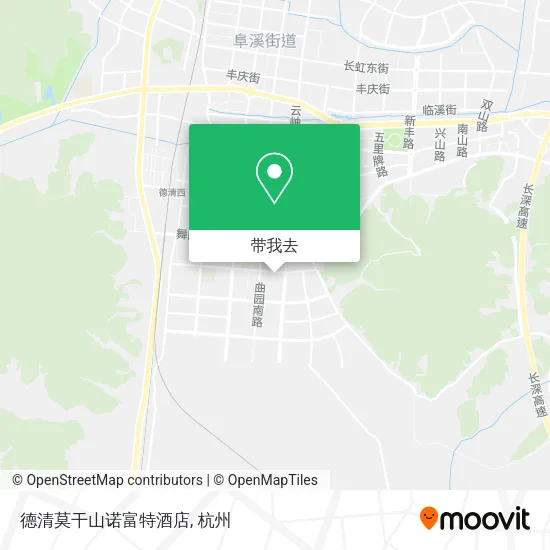 德清莫干山诺富特酒店地图