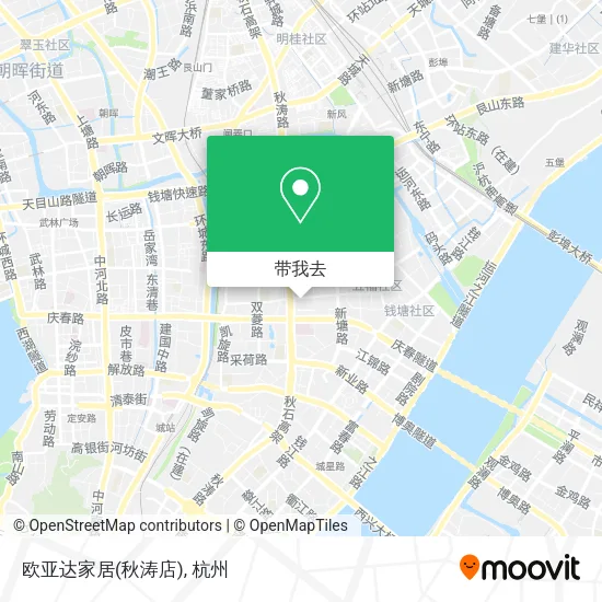 欧亚达家居(秋涛店)地图