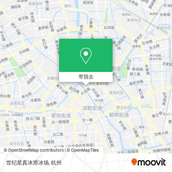 世纪星真冰滑冰场地图