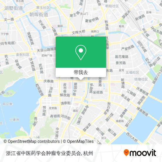 浙江省中医药学会肿瘤专业委员会地图