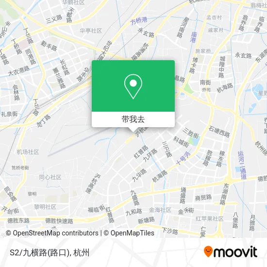 S2/九横路(路口)地图