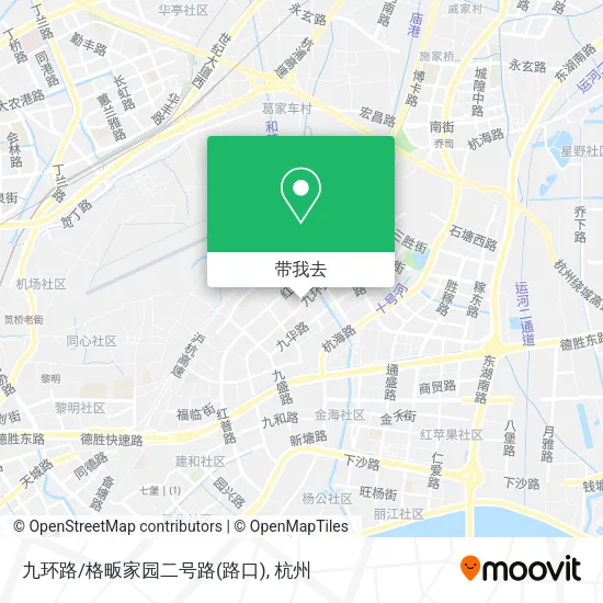 九环路/格畈家园二号路(路口)地图