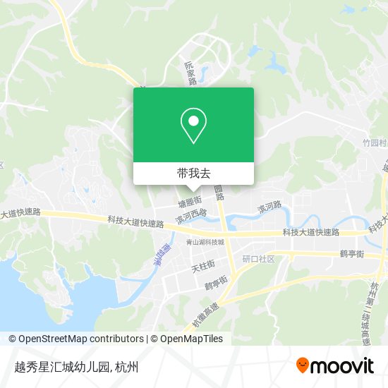 越秀星汇城幼儿园地图