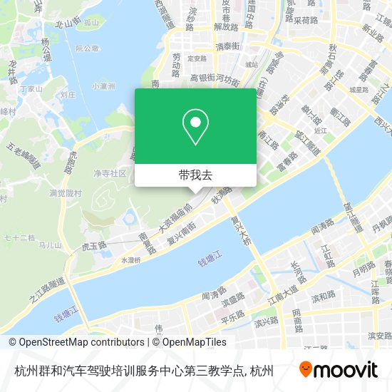 杭州群和汽车驾驶培训服务中心第三教学点地图