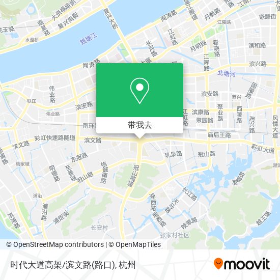 时代大道高架/滨文路(路口)地图