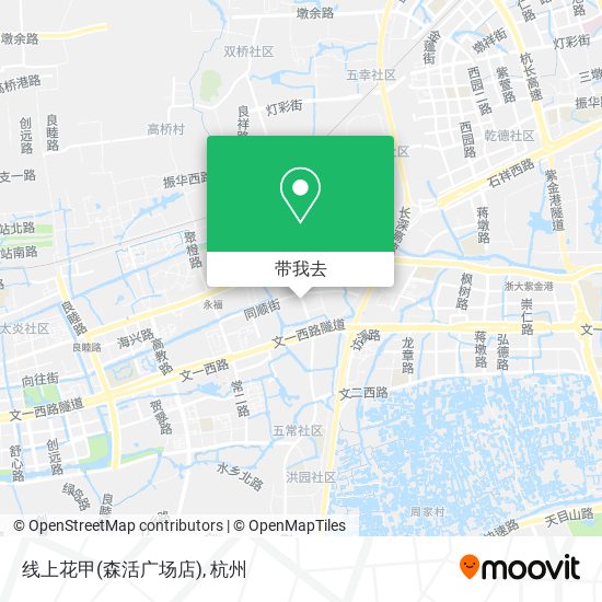 线上花甲(森活广场店)地图
