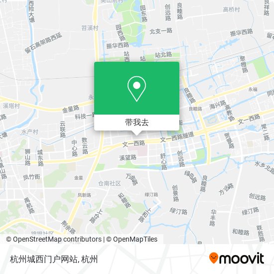 杭州城西门户网站地图