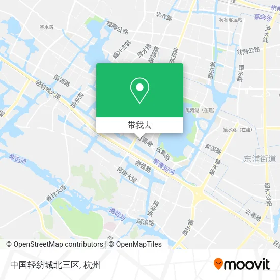 中国轻纺城北三区地图