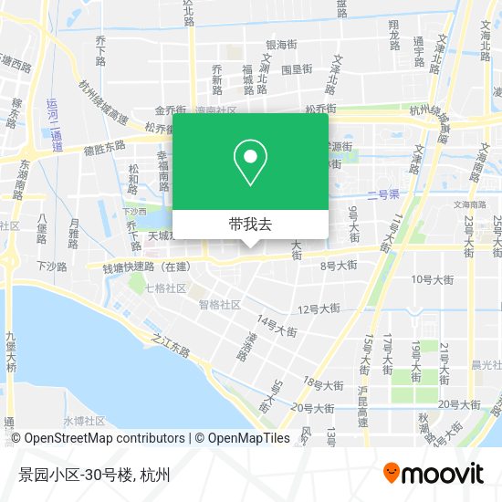 景园小区-30号楼地图