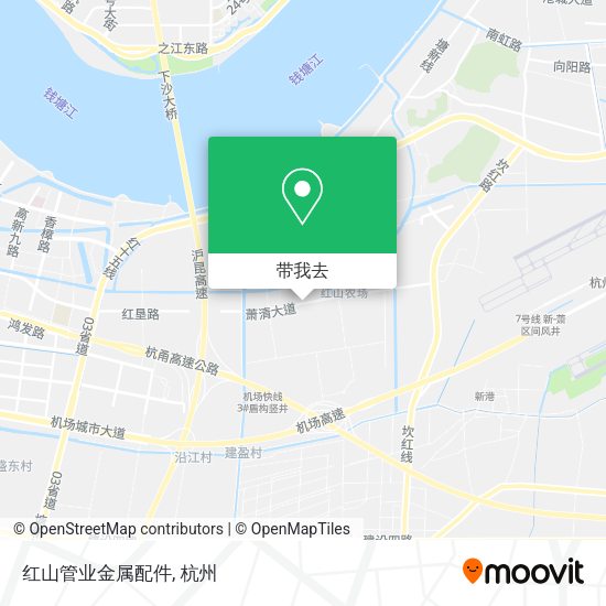 红山管业金属配件地图