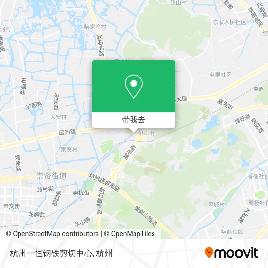 杭州一恒钢铁剪切中心地图