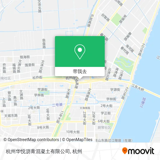 杭州华悦沥青混凝土有限公司地图