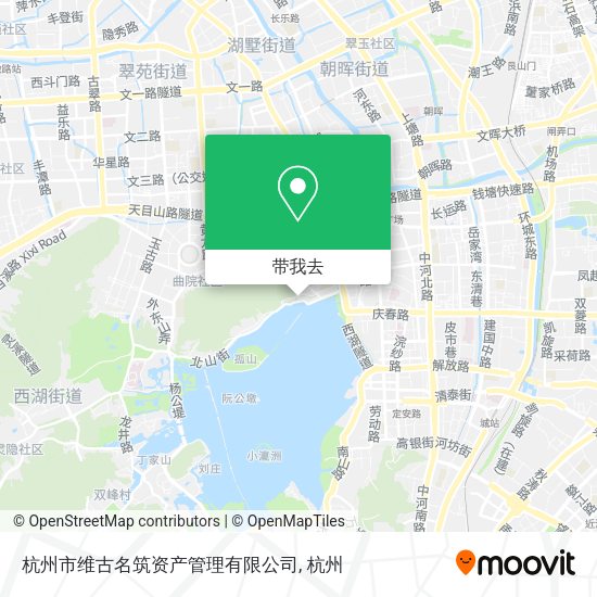 杭州市维古名筑资产管理有限公司地图
