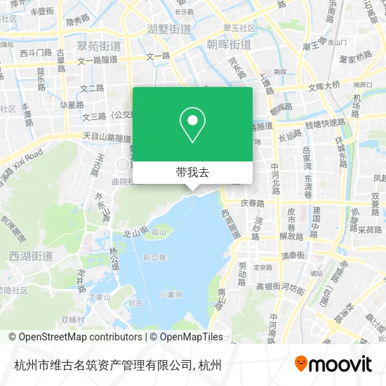 杭州市维古名筑资产管理有限公司地图
