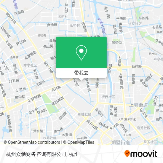 杭州众驰财务咨询有限公司地图