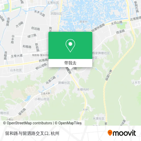 留和路与留泗路交叉口地图
