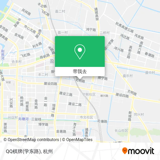 QQ棋牌(学东路)地图
