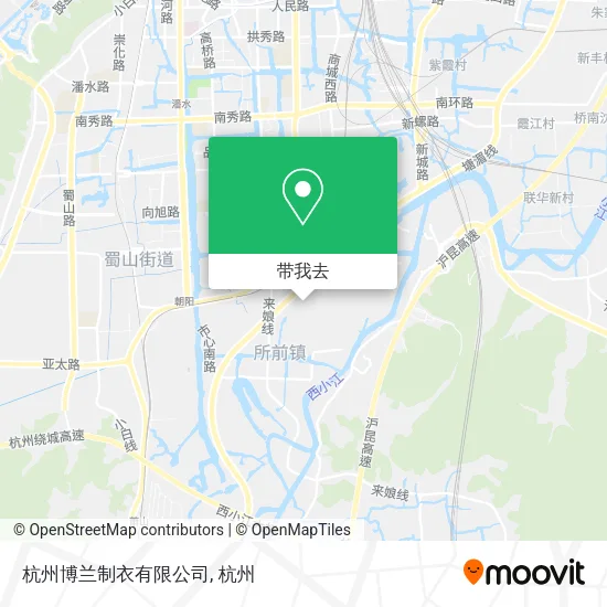 杭州博兰制衣有限公司地图