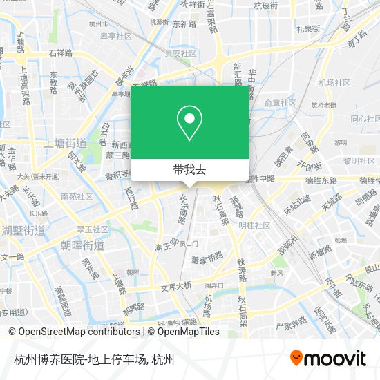 杭州博养医院-地上停车场地图