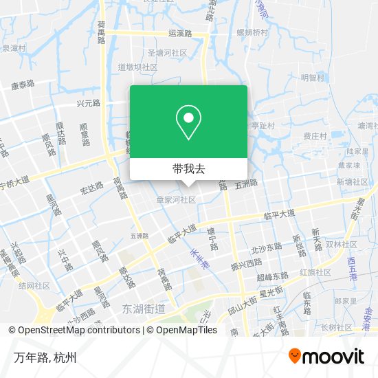 万年路地图