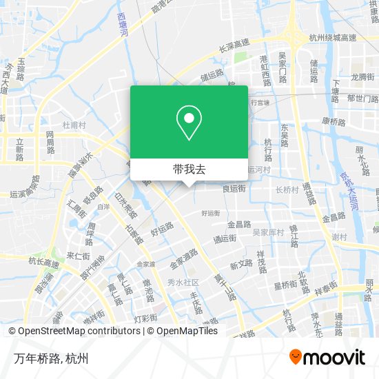 万年桥路地图