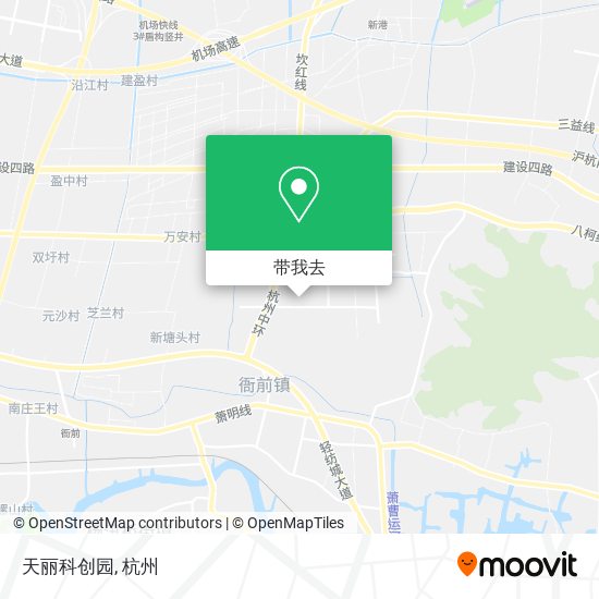 天丽科创园地图