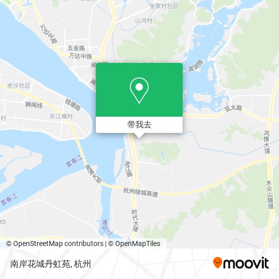 南岸花城丹虹苑地图