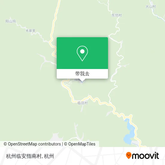 杭州临安指南村地图