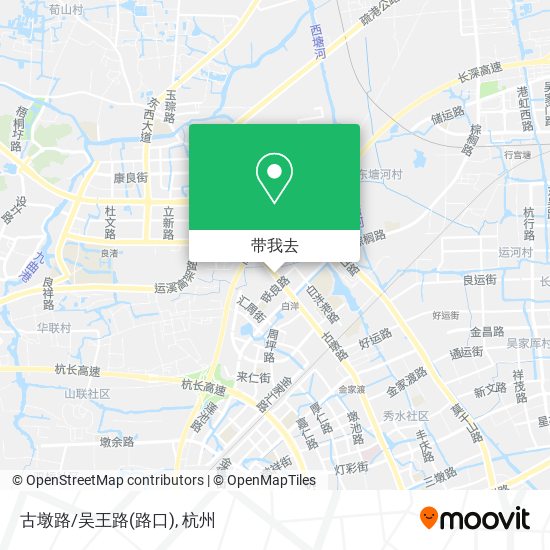 古墩路/吴王路(路口)地图