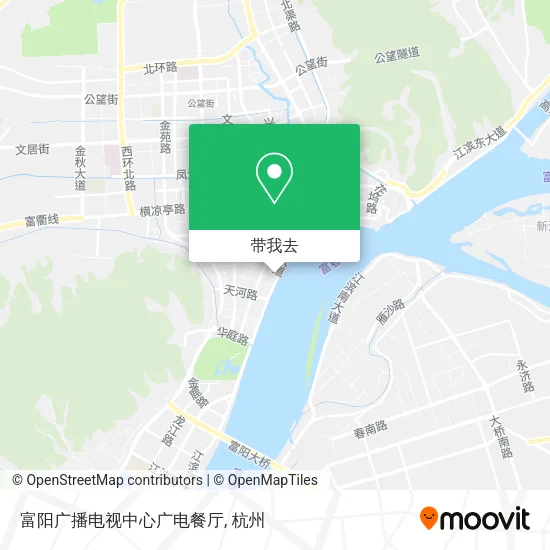 富阳广播电视中心广电餐厅地图