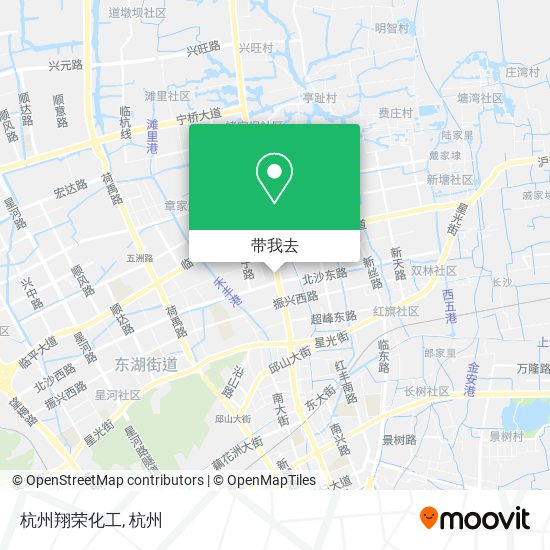 杭州翔荣化工地图