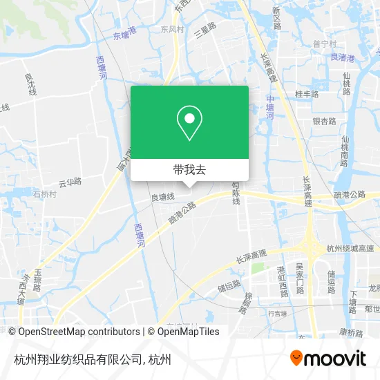 杭州翔业纺织品有限公司地图