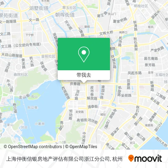上海仲衡信银房地产评估有限公司浙江分公司地图