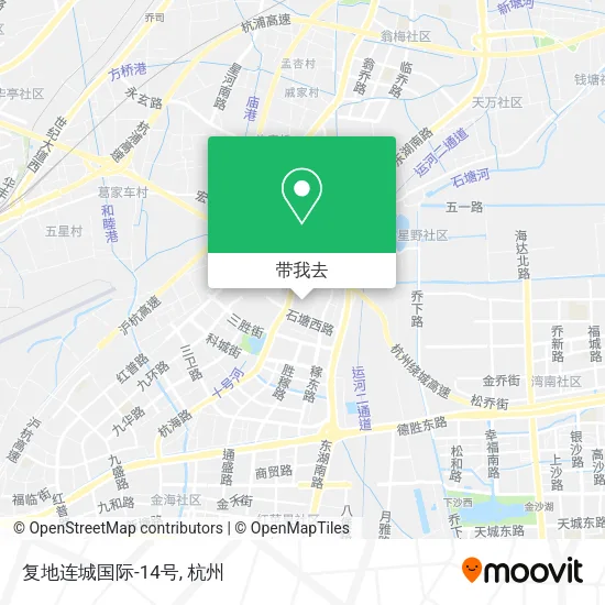 复地连城国际-14号地图