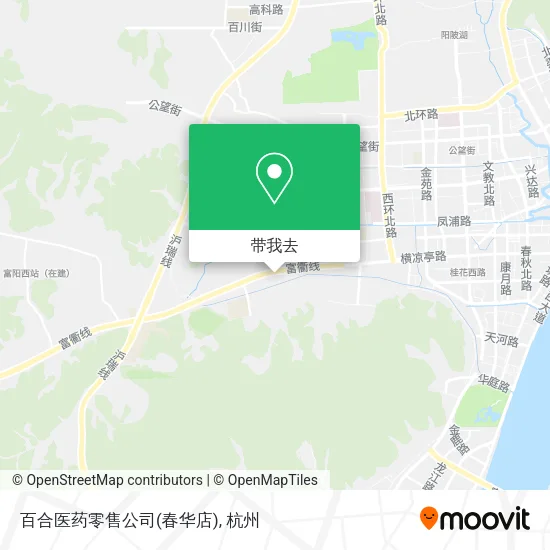 百合医药零售公司(春华店)地图