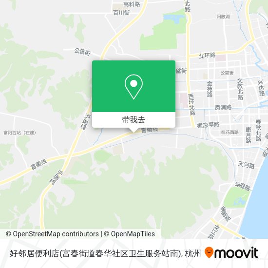 好邻居便利店(富春街道春华社区卫生服务站南)地图