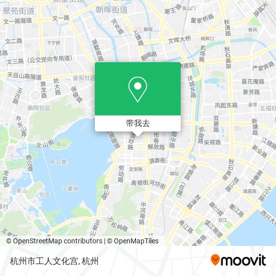 杭州市工人文化宫地图