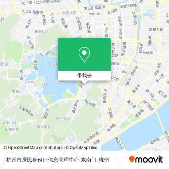 杭州市居民身份证信息管理中心-东南门地图