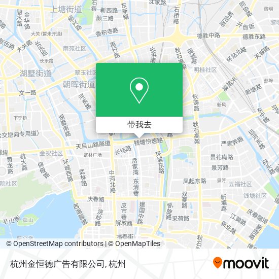 杭州金恒德广告有限公司地图
