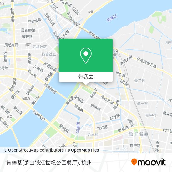肯德基(萧山钱江世纪公园餐厅)地图