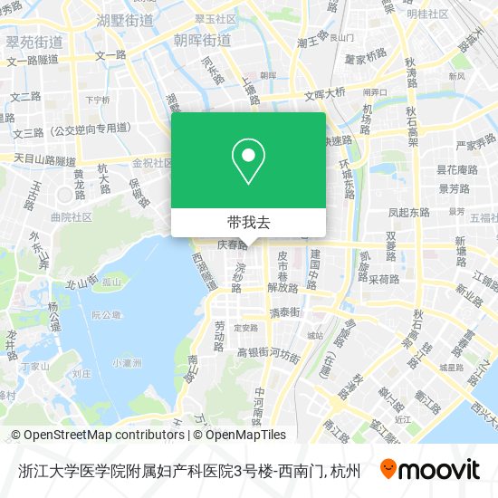 浙江大学医学院附属妇产科医院3号楼-西南门地图