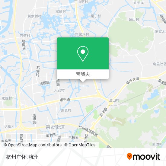 杭州广怀地图