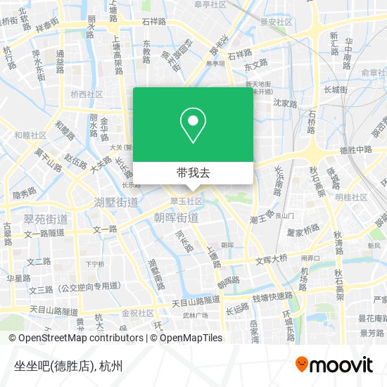 坐坐吧(德胜店)地图