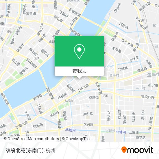 缤纷北苑(东南门)地图